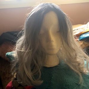 Fashion Wig black N white